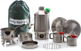 The Kelly Kettle Ultimate Scout Kit Includes A 41 Oz. Stainless, And Camping. - £171.81 GBP