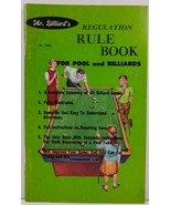 Mr. Billiard&#39;s Regulation Rule Book for Pool and Billiards 1966 - £3.98 GBP