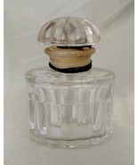 Vintage BALENCIAGA Clear Glass Perfume Bottle (France) 1 oz - Opened/Empty - $26.75 CAD