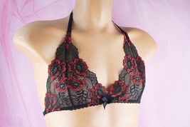 Transgender Bra, Black Lace Bra, Men Bra, Sissy Lingerie, LGBTQ, Crossdr... - $23.40