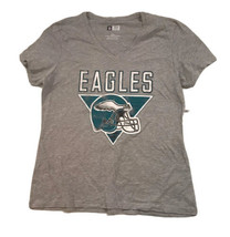Philadelphia Eagles NFL Women&#39;s Team Apparel V-Neck T-Shirt Size large N... - £9.75 GBP