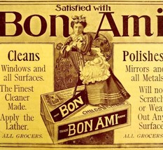 Bon Ami 1897 Advertisement Victorian Soaps Household Cleaner Polish DWFF18 - $17.50