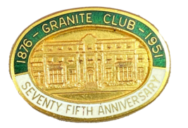 Granite Sports &amp; Curling Club TORONTO Ontario Canada Anniversary Pin 187... - £10.87 GBP