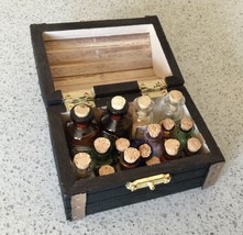 Mini Spooky Halloween Potions Chest w 16 Tiny Ingredient Bottles  - #2 - £9.76 GBP