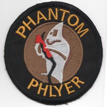 4&quot; Usaf Air Force F-4 Vietnam Era Phantom Phlyer Korea Embroidered Jacket Patch - £23.69 GBP