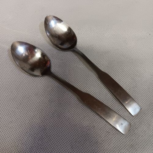 Stanley Roberts Plymouth Cove Teaspoons 2 Stainless Steel 6.25" Satin Rogers - $6.95