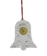 Princess House 24% Lead Crystal Bell Ornament - $249.58 MXN