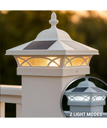 Classy Caps Coventry Solar Post Cap White SLV990W (2 PACK) - $99.98