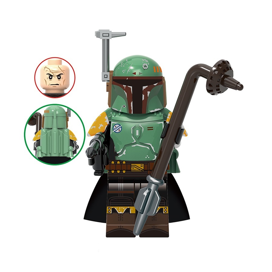Star Wars The Book of Boba Fett with Gaderffii Stick Minifigure Bricks Toys - $3.49