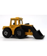 Matchbox Superfast No. 29 Tractor Shovel Yellow Body Black “Cat” &amp; Strip... - $9.99