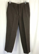 Reed St. James men&#39;s brown wool vintage pants slacks size 36X30 - £31.96 GBP
