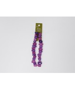 Bead Landing Dyed Purple Crackle Glass Nuggets Fashion Beads - 32 pc - £6.18 GBP