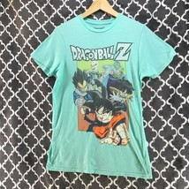 Dragon Ball Z T Shirt Sz S Mint Green Large Decal Flaw - £4.78 GBP