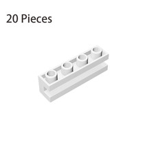 20x White Part 2653 Sliding Piece 1x4 Building Pieces Bulk Lot 100% Comp... - £5.86 GBP