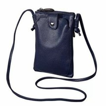 Small Women Crossbody Bag Leather Tote Button Zipper Closure Messenger H... - £36.31 GBP
