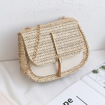 2023  Trend Fashion Summer Women Straw Handbags Beach  Bag Small Messenger Draws - £123.78 GBP