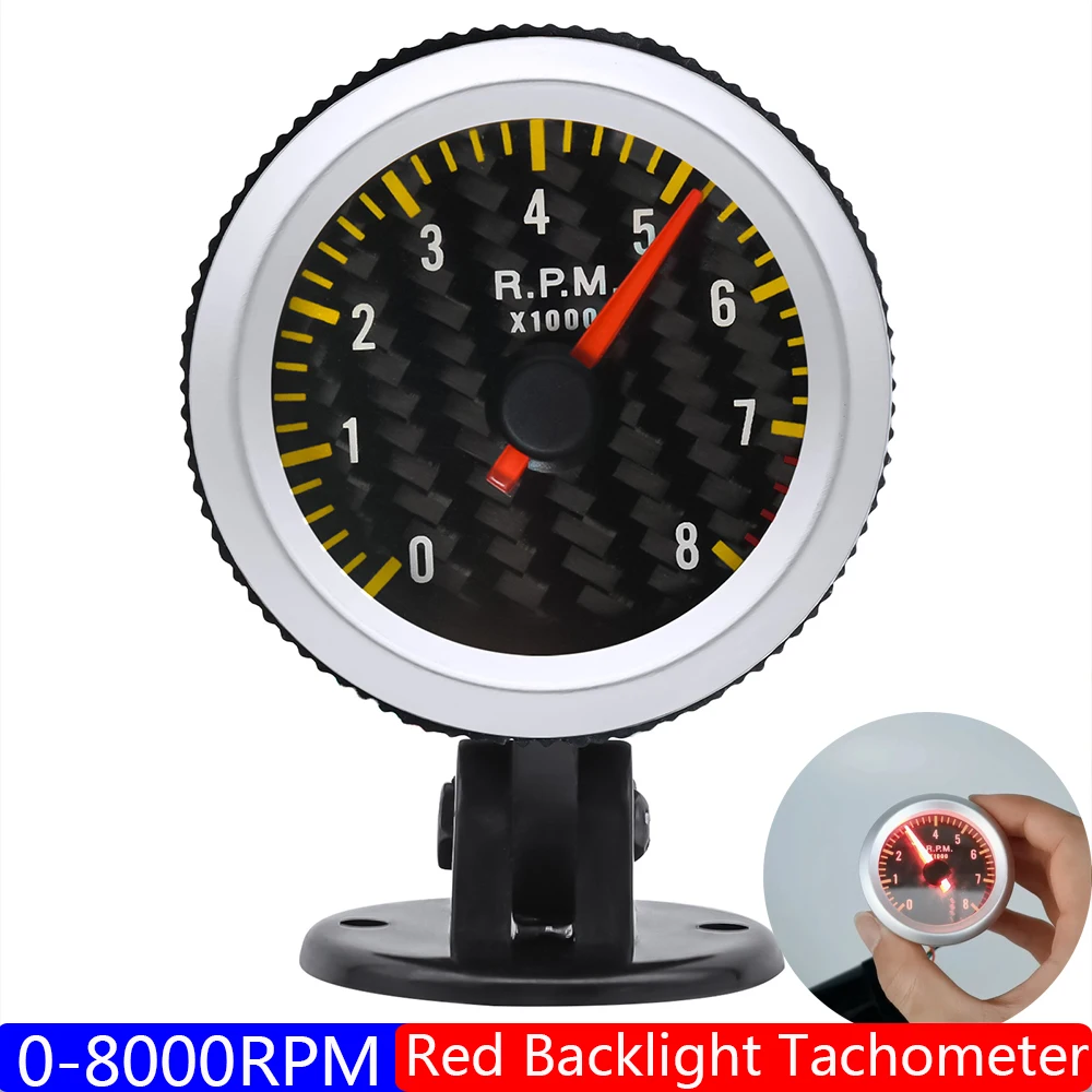 52mm Auto Car Modification Pointer Tachometer RPM Boost Water Temp Oil Temperatu - £40.56 GBP