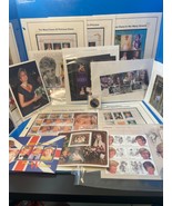 Princess Diana &amp; William Wedding Stamps, Postcards and Colorized Coin - $24.74