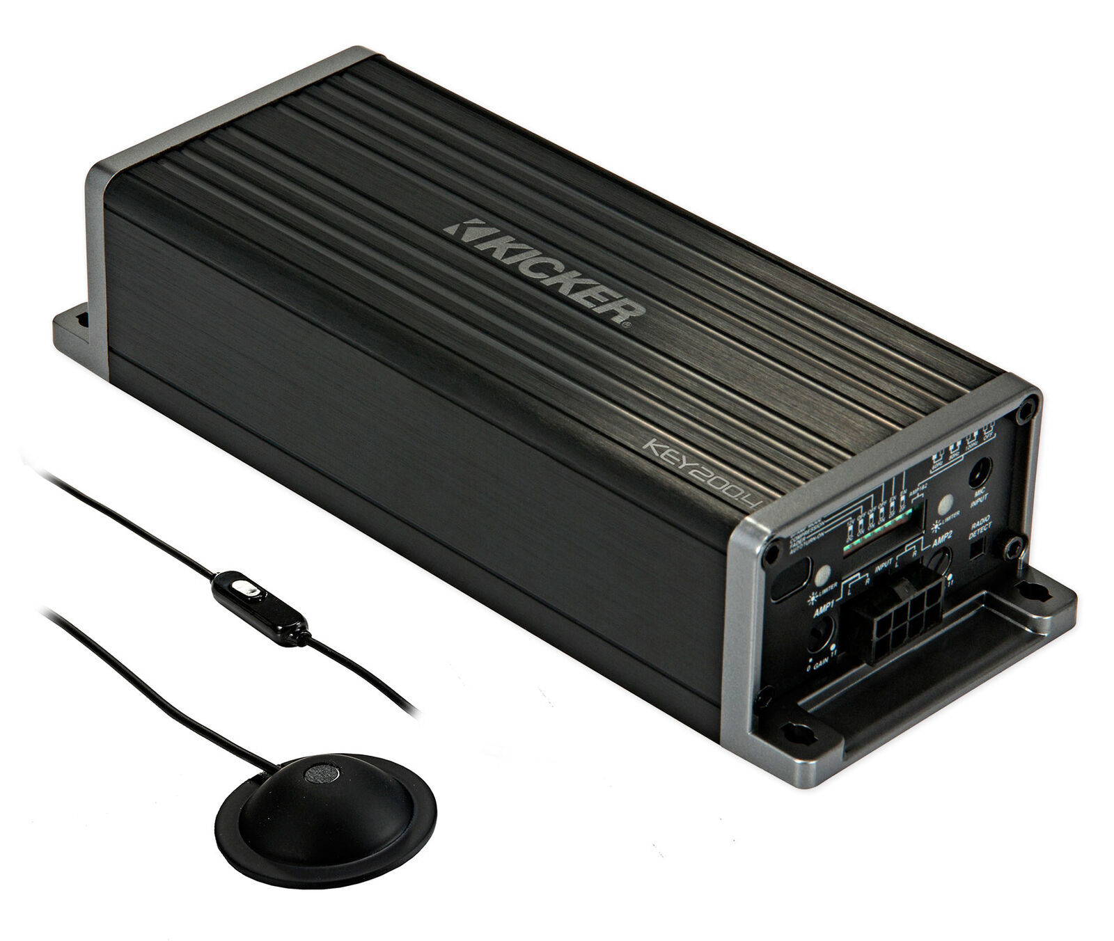 KICKER KEY2004 200w 4-Channel Amplifier w/Auto-EQ/Processor) Smart Amp 47KEY2004