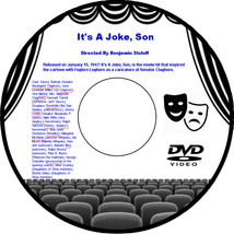 It's A Joke, Son 1947 DVD Movie  Kenny Delmar June Lockhart Una Merkel Mrs Magno - £3.92 GBP
