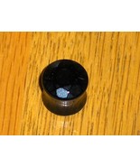 Black Agate Gem Cut Ear Plug 00G Faceted Circle Stud Earring Unisex - £8.04 GBP