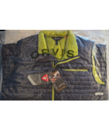 NEW Orvis Trout Bum PrimaLoft Vest Mens Large Puffer Quilted Blue Full-Z... - £68.31 GBP