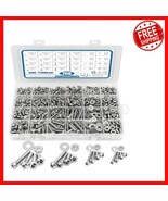 Versatile 700Pcs Stainless Steel Assorted Fastener Kit - Ideal for DIY P... - $53.19 CAD