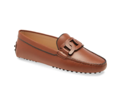 NIB 100% AUTH Tod&#39;s Gommini Chain Detail Driving Moccasin SZ 36.5 - £314.56 GBP