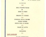 Hotel Zalagh Special Lunch Menu Fez Morocco July  1964  - $21.75