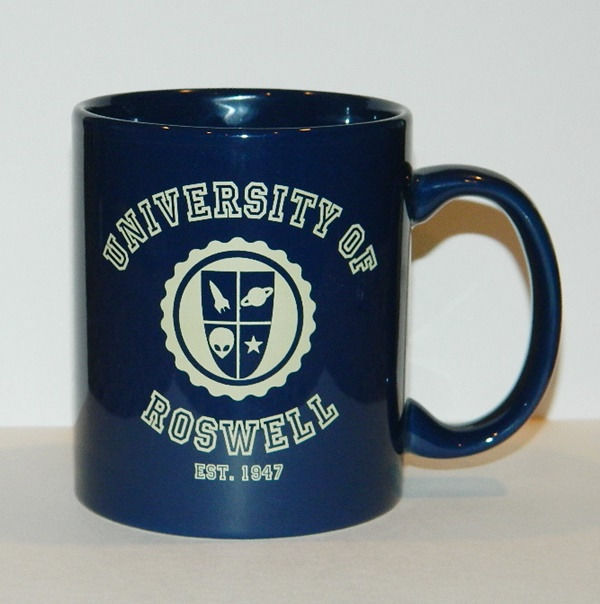 University of Roswell College Logo Alien Spoof Ceramic Coffee Mug, NEW U... - $5.95