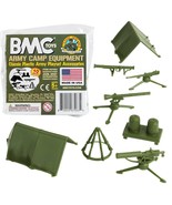 BMC Classic Plastic Army Men Playset Accessories - 10pc Military Camp - ... - £20.43 GBP