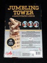 Jumbling Towers 48 Wood Pieces. A Game of Strategy and Nerves New Family Fun - £11.36 GBP