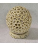 Soapstone Round Sphere Tealight Candle Holder - $22.99