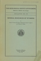 Mineral Resources of Wyoming by Frank W. Osterwald - £9.36 GBP