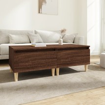 Side Tables 2 pcs Brown Oak 50x46x35 cm Engineered Wood - £44.58 GBP