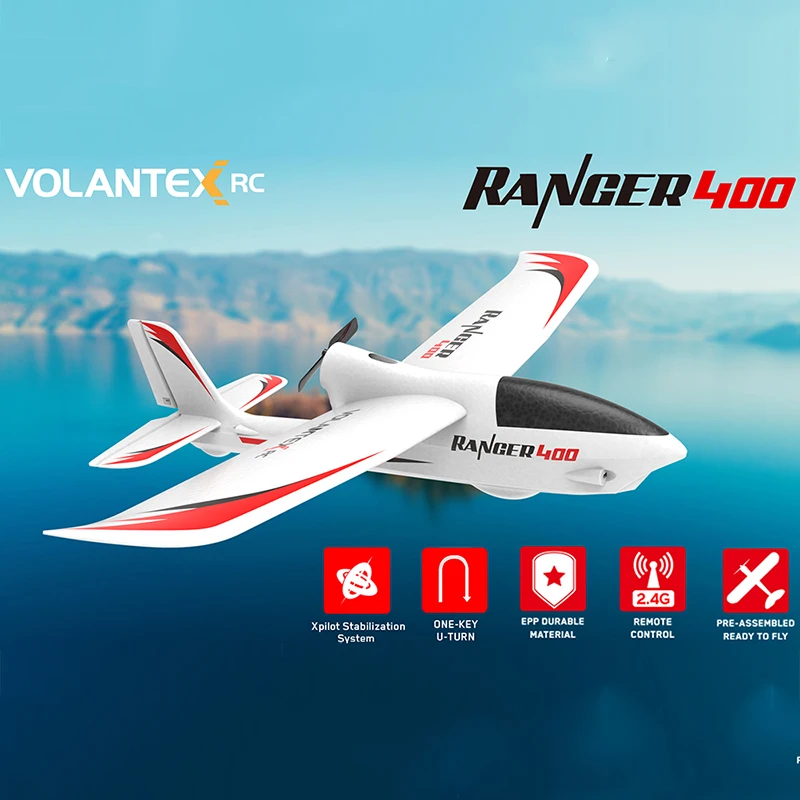 Ranger400 RC Plane 2.4GHz 3CH Glider Remote Control Airplane with Xpilot - $106.40+