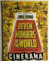 CINERAMA Seven Wonders of the World (1956) 24-page oversized souvenir ma... - €12,79 EUR