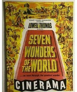 CINERAMA Seven Wonders of the World (1956) 24-page oversized souvenir ma... - $20.34 CAD