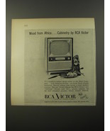 1954 RCA Victor Model 21S522 Television Advertisement - Wood from Africa - £14.76 GBP