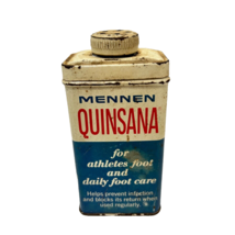 Antique Mennen Quinsana Collectible Tin For Athletes Foot Medicine Shake... - £9.88 GBP
