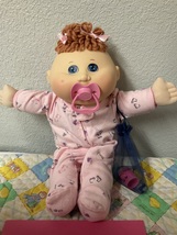 Cabbage Patch Kids Girl Babyland Exclusive 2008 Blue Eyes Brown Tuft 17 ... - $235.00