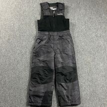 Weatherproof 32 Degrees Snow Bib Kids 6 Yrs Gray Zip Fleece Ski 100% Pol... - $311.66 MXN