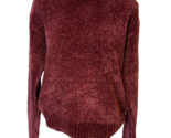 Michael Kors Dark Ruby Chenille Long Sleeve Crew Neck Sweater Size M, NWT - $28.49