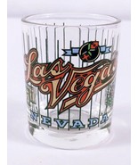 Las Vegas Nevada Cards Dice 777 2.5&quot; Collectible Shot Glass - £7.40 GBP