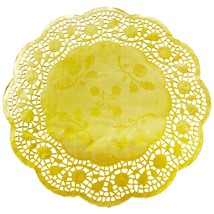 100 Pack 12 Inch Gold Doilies, Round Paper Placemats For Weddings, Desserts - $31.99