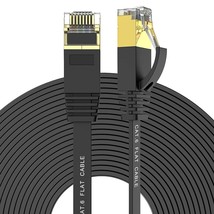Ethernet Cable 75Ft High Speed Cat 6 Flat Network Cable With Rj45 Connectors, Lo - £27.25 GBP