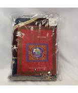 JC Penney Musical Angel Tapestry Throw Blanket Christmas 100% Cotton Xmas - $49.24 CAD