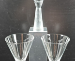 3 Artland Prescott Clear Wine Glasses Set Elegant Frosted Honeycomb Stem... - $59.07