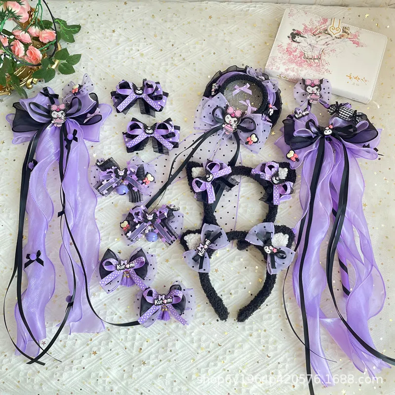 Sanrio Halloween Kuromi Lolita Cosplay Suit Clothes Accessories Cane Necklace - £9.99 GBP+