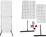 Only Hangers Black Collapsible/Portable 2' x 6' Heavy Duty Gridwall Art ... - $49.00